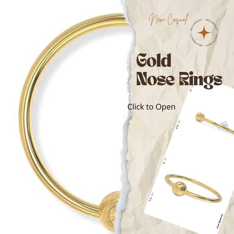 Gold Nose Rings