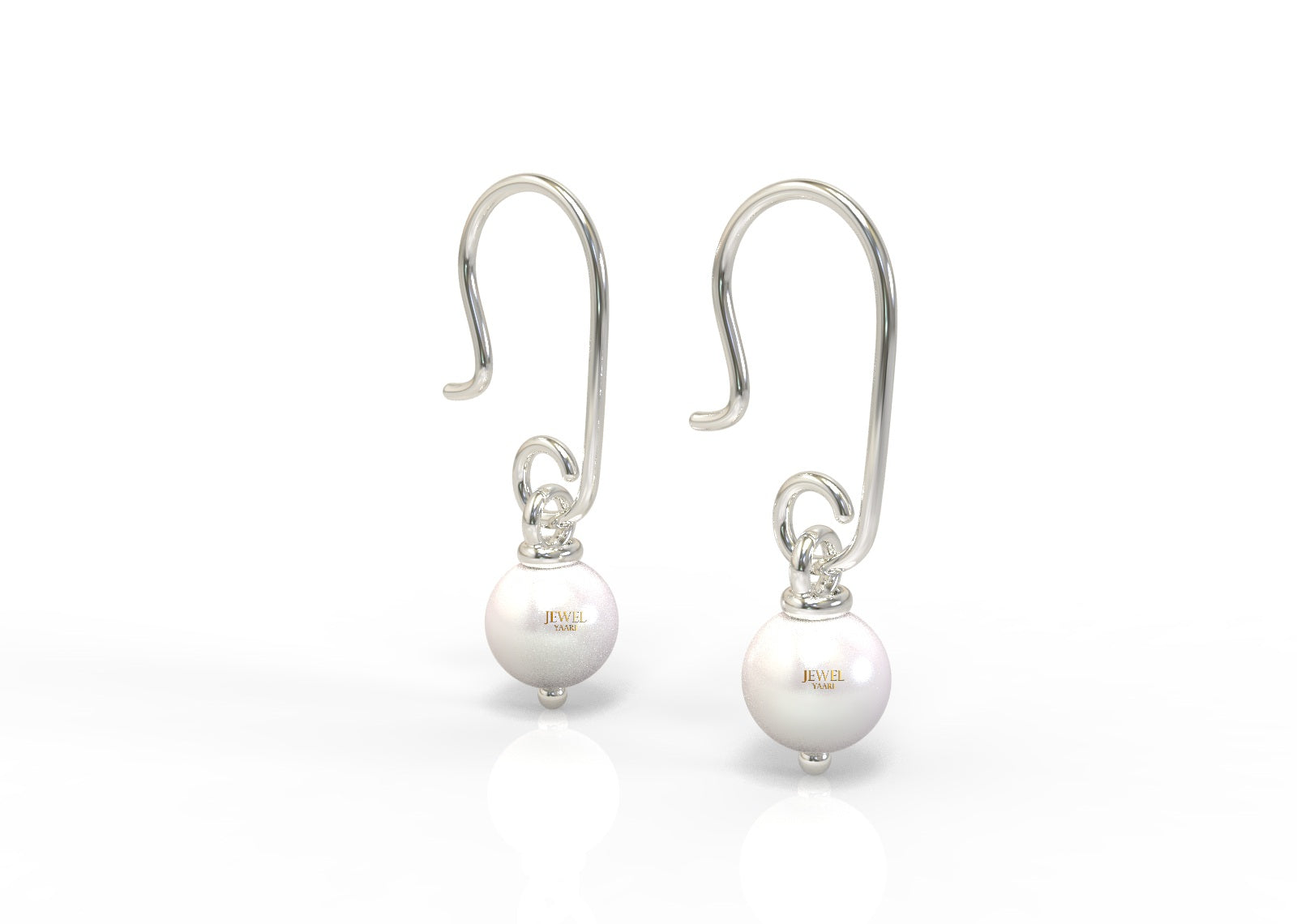 925 Pure Sterling Silver Pretty Bali Style Hoop Design Earring for Girls, Women 925 sterling silver pearl drop and dangle earrings - JewelYaari By Shubham Jewellers