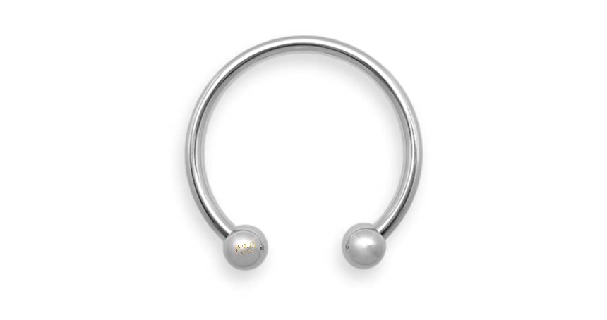JEWELYAARI™ 92.5 Silver Tiny Hoop Nose Ring 1 Piece,Two Piece, Variation, Simple & Beautiful Nose Pin For Women & Girls - JewelYaari By Shubham Jewellers