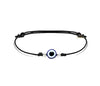 SJ SHUBHAM JEWELLERS™ Sterling Silver 100% Authentic Adjustable Ball Black Cord with Evil Eye Nazar Anklet for Women & Girls (Anklet/Bracelet) - JewelYaari By Shubham Jewellers
