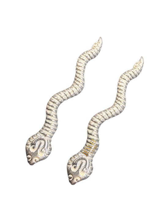 SJ SHUBHAM JEWELLERS? Silver/Chandi Naag Nagin Ka Joda for Kalsarp Dosha (Silver) Multiple Pack (1/2 /4/6/10) (Pack of Two) - JewelYaari By Shubham Jewellers