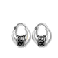 SJ SHUBHAM JEWELLERS Rehti 925 Sterling Pure Silver Oxidised Hoop Bali Earrings for Boys Girls and Women - JewelYaari By Shubham Jewellers