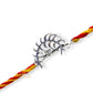 SJ SHUBHAM JEWELLERS? Pure 925 Sterling Silver Rakhi for brother Charm Bracelet Raksha Bandhan With Pure Cotton Thread For Men, Boys, Rakhis Vajra