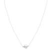 Shubham Jewellers Rehti SJ 925 Sterling Silver Pearl Pendant with Chain for Girls and Women(P) (SJRPEARL-1PRL)