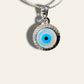 JEWELYAARI™ By SJ Stylish Evil Eye Necklace Pendant Third Blue Eyes Amulet Protection Pendant for Girls, Women, Mens and Children (Evil Eye Pendant Only) - JewelYaari By Shubham Jewellers