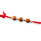 SJ SHUBHAM JEWELLERS™ 925 Sterling Silver Rakhi for brother Rudraksha Rakhi Bracelet Raksha Bandhan Pure Cotton For Men, Boys, Kids Rakhi With Roli Chawal - JewelYaari By Shubham Jewellers