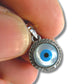 JEWELYAARI™ By SJ Stylish Evil Eye Necklace Pendant Third Blue Eyes Amulet Protection Pendant for Girls, Women, Mens and Children (Evil Eye Pendant Only) - JewelYaari By Shubham Jewellers