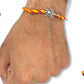 SJ SHUBHAM JEWELLERS? Pure 925 Sterling Silver Rakhi for brother Charm Bracelet Raksha Bandhan With Pure Cotton Thread For Men, Boys, Rakhis Vajra