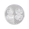 SJ Shubham Jewellers Rehti Dhanteras Diwali 999 Silver Coins, 20 gm Laxmi Ganesh Sikka with Box