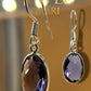 JewelYaari™ by JewelYaari™Pure 925 Sterling Silver Hoop Dangle Earrings for Women and Girls, Multiple Colors, pearl,amethyst,turquoise, red, Clear Crystals - JewelYaari By Shubham Jewellers