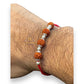 SJ SHUBHAM JEWELLERS™ 925 Sterling Silver Rakhi for brother Rudraksha Rakhi Bracelet Raksha Bandhan Pure Cotton For Men, Boys, Kids Rakhi With Roli Chawal - JewelYaari By Shubham Jewellers