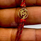 SJ SHUBHAM JEWELLERS™ OM Sathiya 20K Gold Rakhi Bracelet for Men/Boys (Yellow Gold Rakhi For Brother) - JewelYaari By Shubham Jewellers