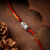 925  Trishool Damru Silver Rakhi | Sterling Silver Rakhi for brother, Rakhi For Men, Rakhi For Kids