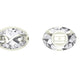 Shubham Jewellers Rehti 925-92.5 Sterling Silver Oval Leaf Cut White Real Cubic Zirconia Fashion Stud Tops Earrings For Men,Women,Children,Boys and Girls - JewelYaari By Shubham Jewellers