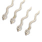 SJ SHUBHAM JEWELLERS? Silver/Chandi Naag Nagin Ka Joda for Kalsarp Dosha (Silver) Multiple Pack (1/2 /4/6/10) (Pack Of Four) - JewelYaari By Shubham Jewellers