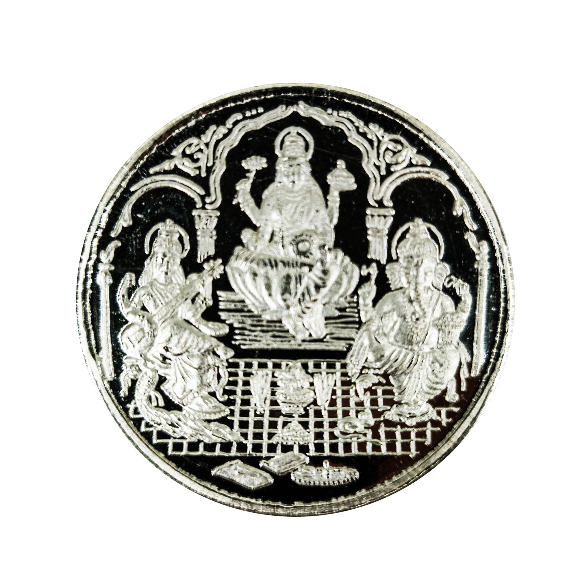 Shubham Jewellers Rehti Dhanteras Diwali Pure 999 Silver Coins for Gift and prosperity with Certificate