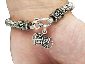 925 Link Bracelet with Damru