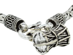 925 Round Bracelet with damru