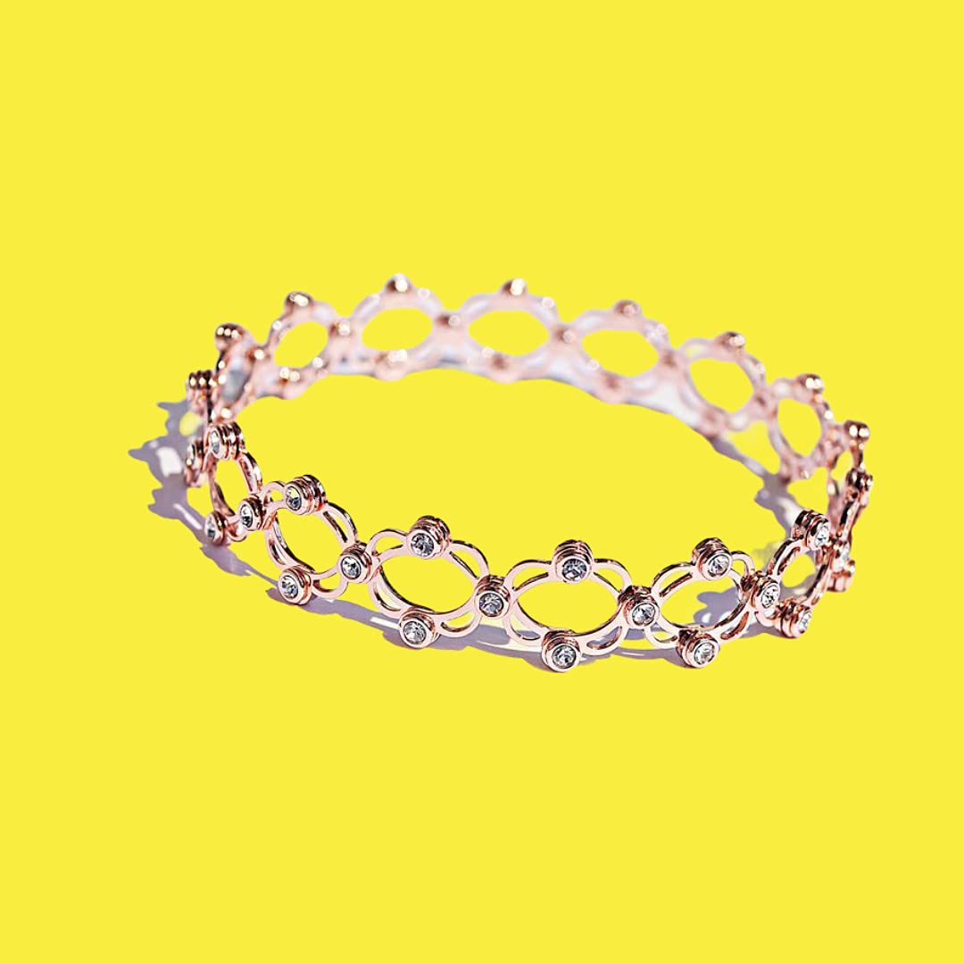 SJ SHUBHAM JEWELLERS rehti 925 Sterling Silver Folding Retractable Ring Bracelet Kada for Girls and Women