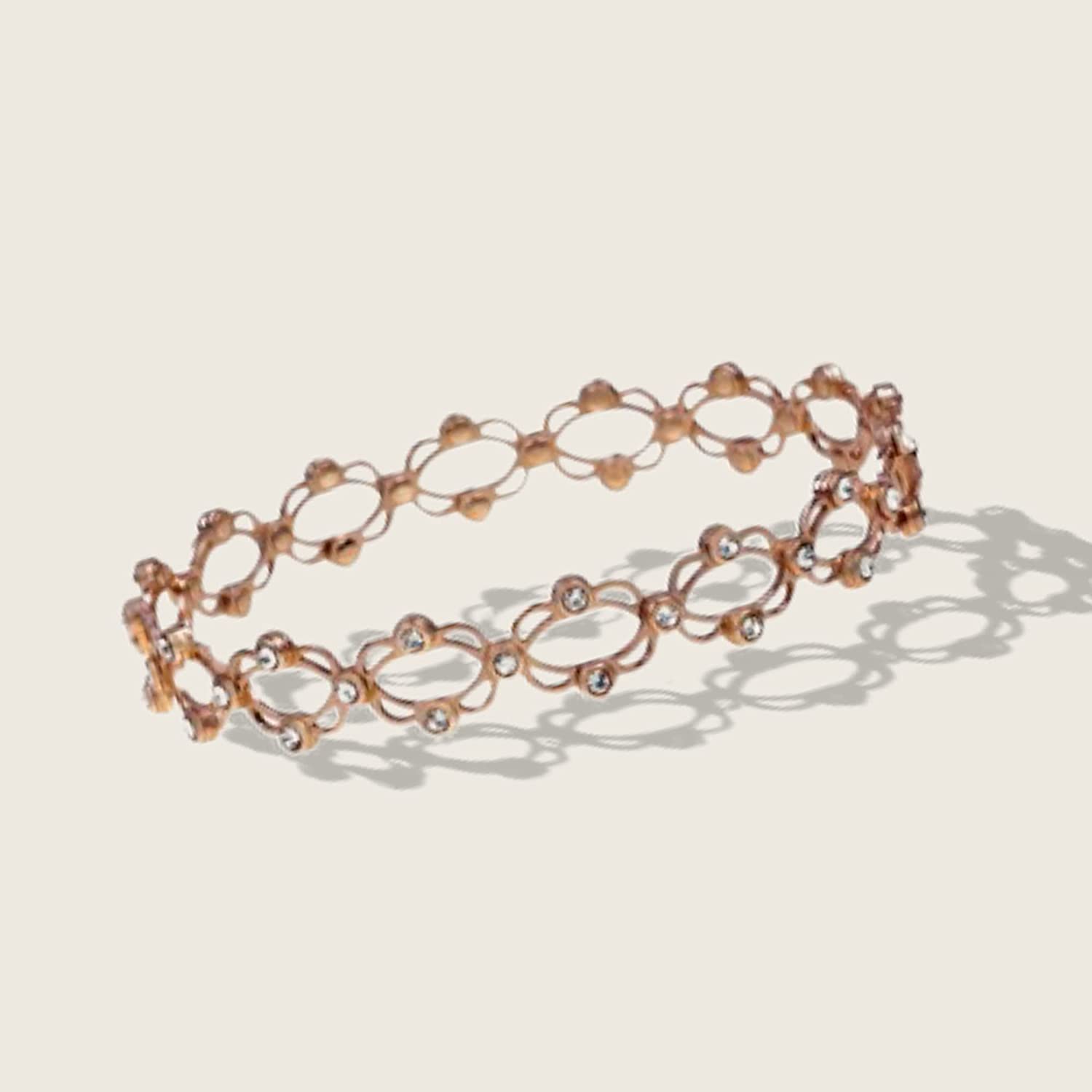 SJ SHUBHAM JEWELLERS rehti 925 Sterling Silver Folding Retractable Ring Bracelet Kada for Girls and Women