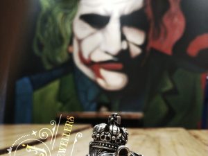 Shubham Jewellers Rehti 925 Sterling Silver Oxidised Lion King Ring for boys and Men, Hallmark Ring