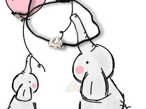 SJ Shubham Jewellers Rehti 925 Oxidised Silver Black Thread Elephant Nazarbattu/Nazaiya Anklet/Bracelet for Girls, Women and Children with Silver Ghunghroo