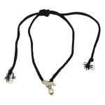 SJ Shubham Jewellers Rehti 925 Oxidised Silver Black Thread Bird Nazarbattu/Nazaiya Anklet/Bracelet for Girls, Women and Children with Silver Ghunghroo