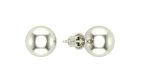 Shubham Jewellers Rehti 925 Silver Sterling-silver and American Diamond Stud Earrings for Unisex - Adult & Child, White