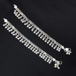 Shubham Jewellers Rehti Pure 70% Kailash Silver Payal/Anklets for Baby Girls and Baby Boys, Payal Kailash A1 (5.5)