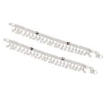 Shubham Jewellers Rehti Pure 70% Kailash Silver Payal/Anklets for Baby Girls and Baby Boys, Payal Kailash A1 (7.0)
