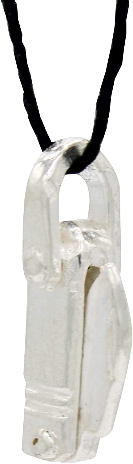 Shubham Jewellers Rehti Pure Silver Nazar Chaku Pendants Nazariya for New Born Babies kids Pure Cotton Thread for Protection (1.5)