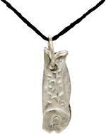 Shubham Jewellers Rehti Pure Silver Nazar Chaku Pendants Nazariya for New Born Babies kids Pure Cotton Thread for Protection( Fish)