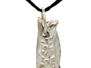 Shubham Jewellers Rehti Pure Silver Nazar Chaku Pendants Nazariya for New Born Babies kids Pure Cotton Thread for Protection( Fish)