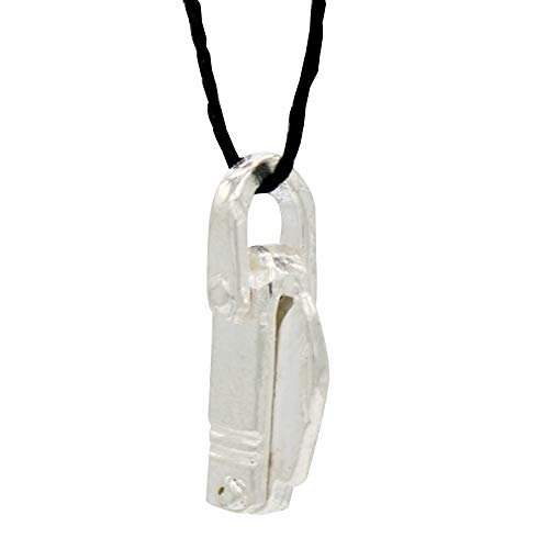 Shubham Jewellers Rehti Pure Silver Nazar Chaku Pendants Nazariya for New Born Babies kids Pure Cotton Thread for Protection (2.0)