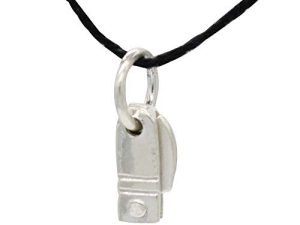 Shubham Jewellers Rehti Pure Silver Nazar Chaku Pendants Nazariya for New Born Babies kids Pure Cotton Thread for Protection (1.0)