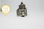 Shubham Jewellers Rehti 925 Sterling Silver Oxidised Lion King Ring for boys and Men, Hallmark Ring