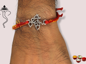 JewelYaari 925 Sterling Silver Rakhi With Roli Chawal (Best Bro )