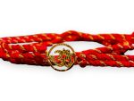 OM Rakhi 20K Gold Rakhi Bracelet for Men/Boys (Yellow Gold Rakhi For Brother