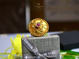 925 Silver Statement Ring with Ruby – Traditional Elegance & Premium Craftsmanship | Jewelyaari