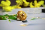925 Silver Antique Circular Ring – Gold Finish Designer Statement Jewelry | Jewelyaari