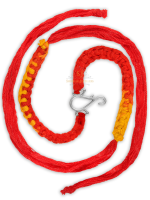 "Ganesha Silver Rakhi | 925 Sterling Silver Rakhi for brother, Rakhi For Men, Rakhi For Kids( Line Ganesha Silver Rakhi )"