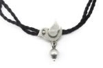 "Shubham Jewellers Rehti 925 Oxidised Silver Black Thread Bird Nazarbattu/Nazaiya Anklet/Bracelet for Girls, Women and Children with Silver Ghunghroo"