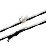 "Shubham Jewellers Rehti 925 New Oxidised Black Thread Silver Dinosaur Nazarbattu/Nazaiya Anklet/Bracelet for Girls, Women and Children with Silver Ghunghroo"