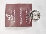 "SJ Shubham Jewellers Rehti Dhanteras Diwali 999 Silver Coins, 20 gm Laxmi Ganesh Sikka with Box"