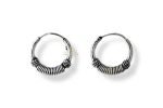"SJ SHUBHAM JEWELLERS™ 925 Sterling Silver Hoop Earrings for Women & Girls, Silver Bali for Girls"