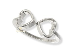 "SJ SHUBHAM JEWELLERS™ 925 Sterling Silver Three Briliant Cut Design Adjustable Finger Ring with White CZ diamond for Women and Girls, Anniversary Gift for Wife, Valentine"