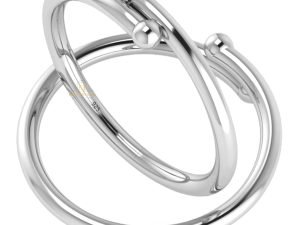 SJ Shubham Jewellers Rehti Exclusive Pure 925 Sterling Silver Plain Kada for Baby Boys & Girls Variation Size