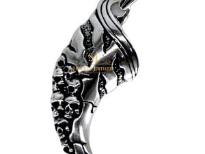 "SJ SHUBHAM JEWELLERS™ Dragon Claw Anchor Lion King Pattern, Silver Pendant, Ethically Handcrafted With Care Multiple Choice"