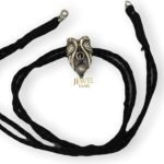 "Shubham Jewellers Rehti 925 New Oxidised Black Thread Silver Dual Bird Nazarbattu/Nazaiya Anklet/Bracelet for Girls, Women and Children with Silver Ghunghroo"