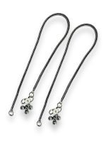 JEWELYAARI™ 925 Silver Vintage charm anklets handmade chain anklet Payal crafted from sterling silver for Womens and Girls